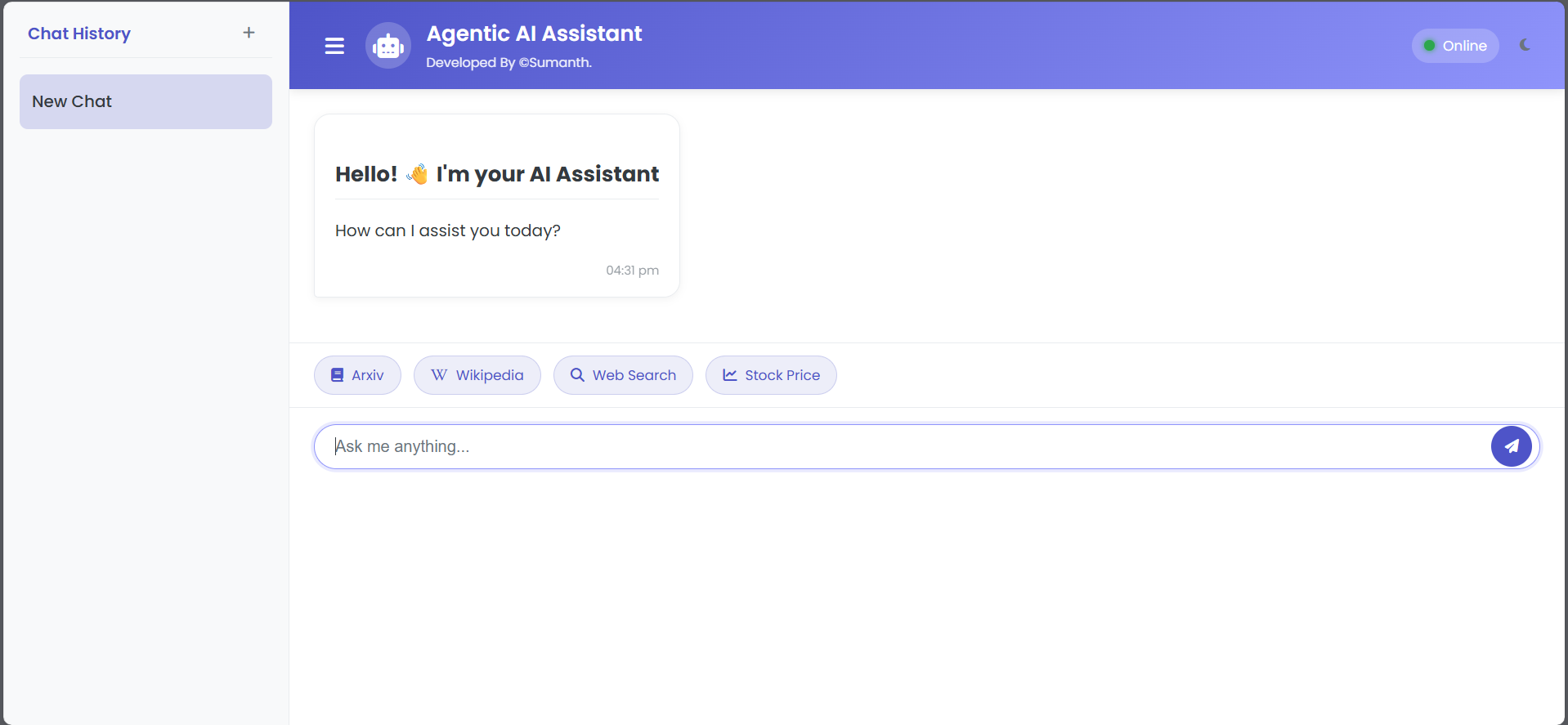 Multi-Tool AI Chatbot Backend